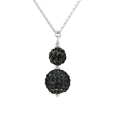 DIADEMA - Halskette Black Night - Kristall Schwarz - Love Jewelry Collection