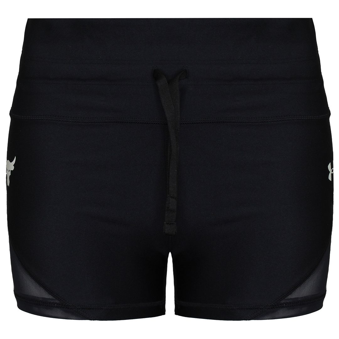 Under Armor Project Rock Womens Black DC Shorts Image