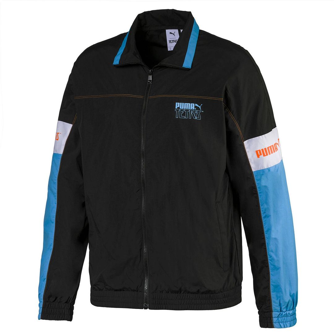 Puma x Tetris Langarm Zip Up Black Herren Jacke 597136 01 Image
