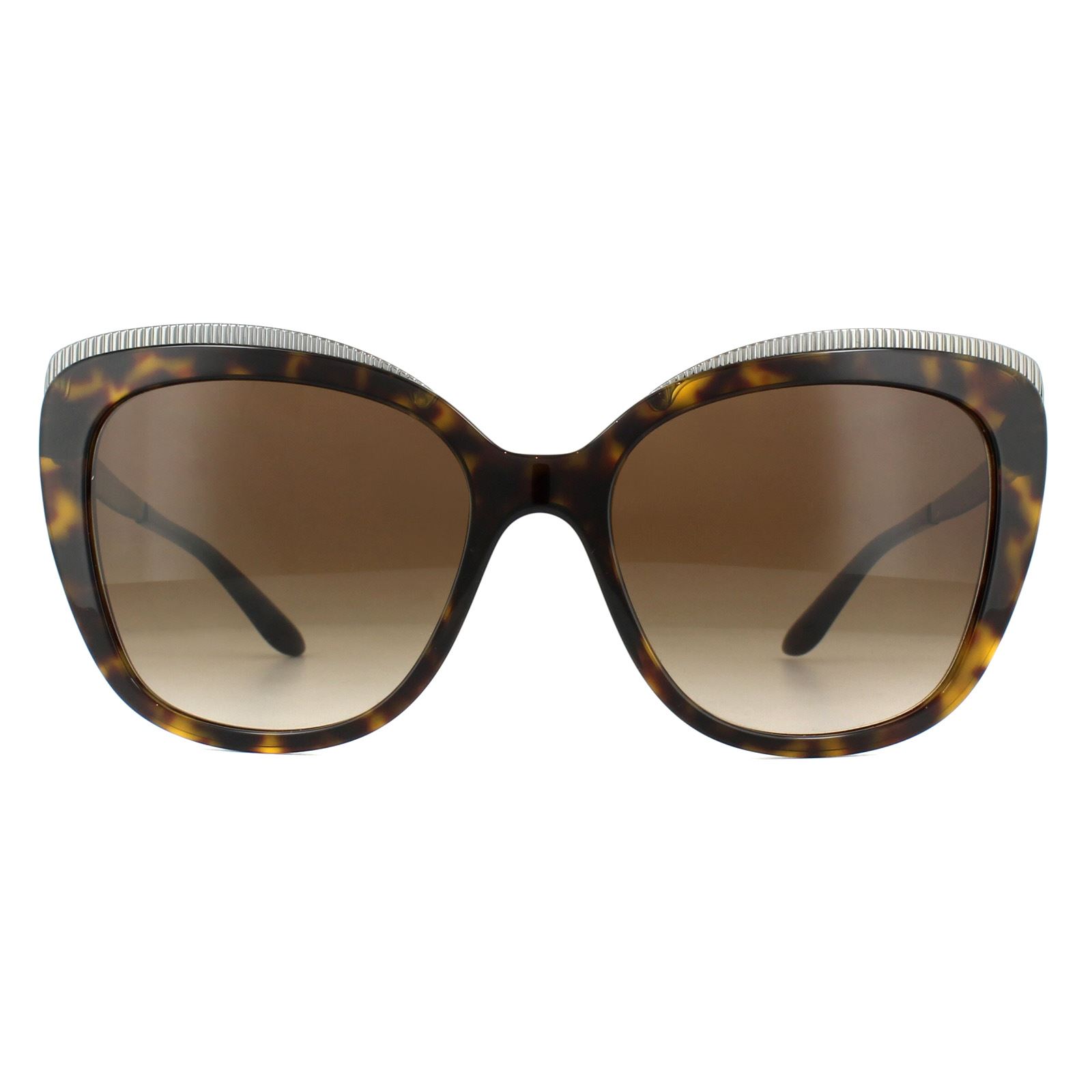 Dolce & Gabbana Sonnenbrille DG4332 502/13 Havanna Braun Verlauf