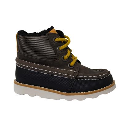 Clarks Crown Spirit Kinder schwarze Stiefel Image