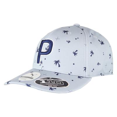 Puma Golf P110 Palms Muster Snapback Grau Unisex Flex Fit Cap 023059 02 Image