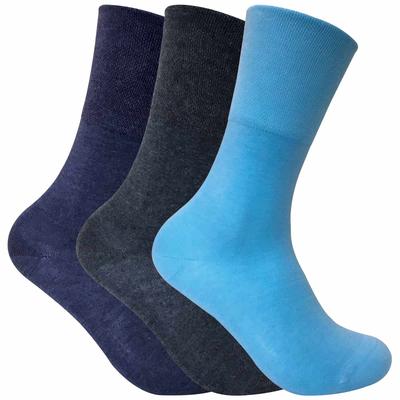 3 Pack Damen nicht elastische thermische diabetische Socken für schlechte Durchblutung Image