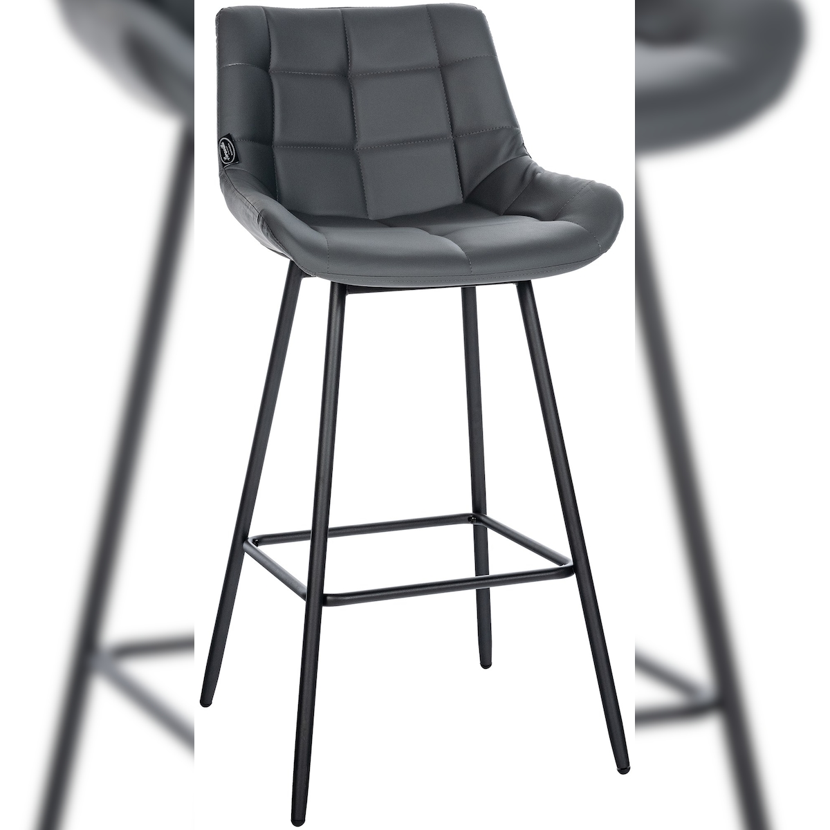 CLP Barhocker Weston grau/Kunstleder Image