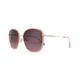 Polaroid Square Womens Pink Gold Burgundy Gradient Polarized Sunglasses Metal - One Size | Polaroid Sale | Discount Designer Brands