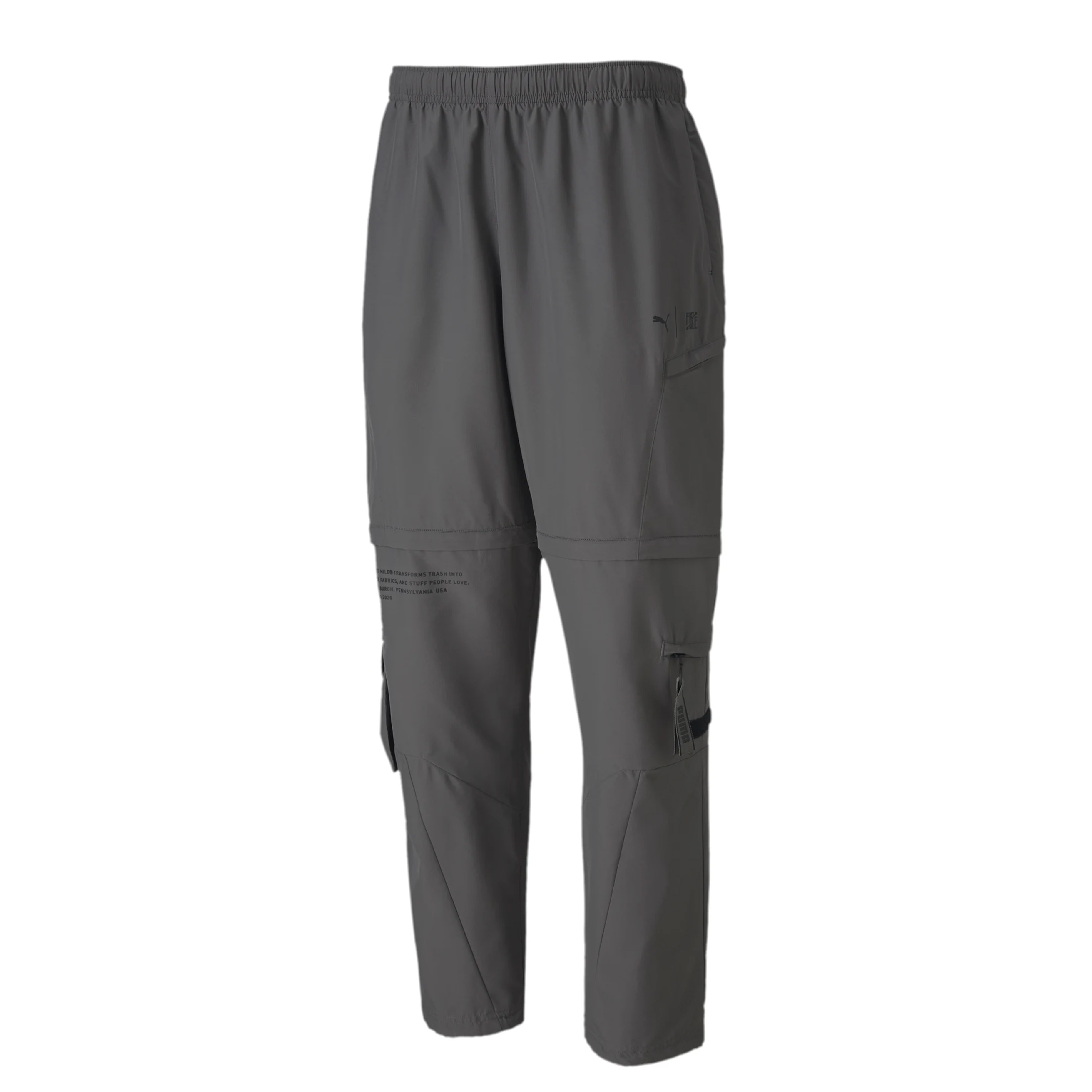 Puma x First Mile Mens 2 In 1 Track Pants Grey 519022 02 Textile - Size Large | Puma Sale | Discount Designer Brands