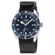 Gevril Mens Yorkville Swiss Automatic Sellita SW200 Blue Dial Stainless Steel Watch - Black - One Size | Gevril Sale | Discount Designer Brands