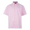 Kam Menswear Kam Mens Short Sleeve Shirt Plus Size - Pink - Size 6XL | Kam Menswear Sale | Discount Designer Brands