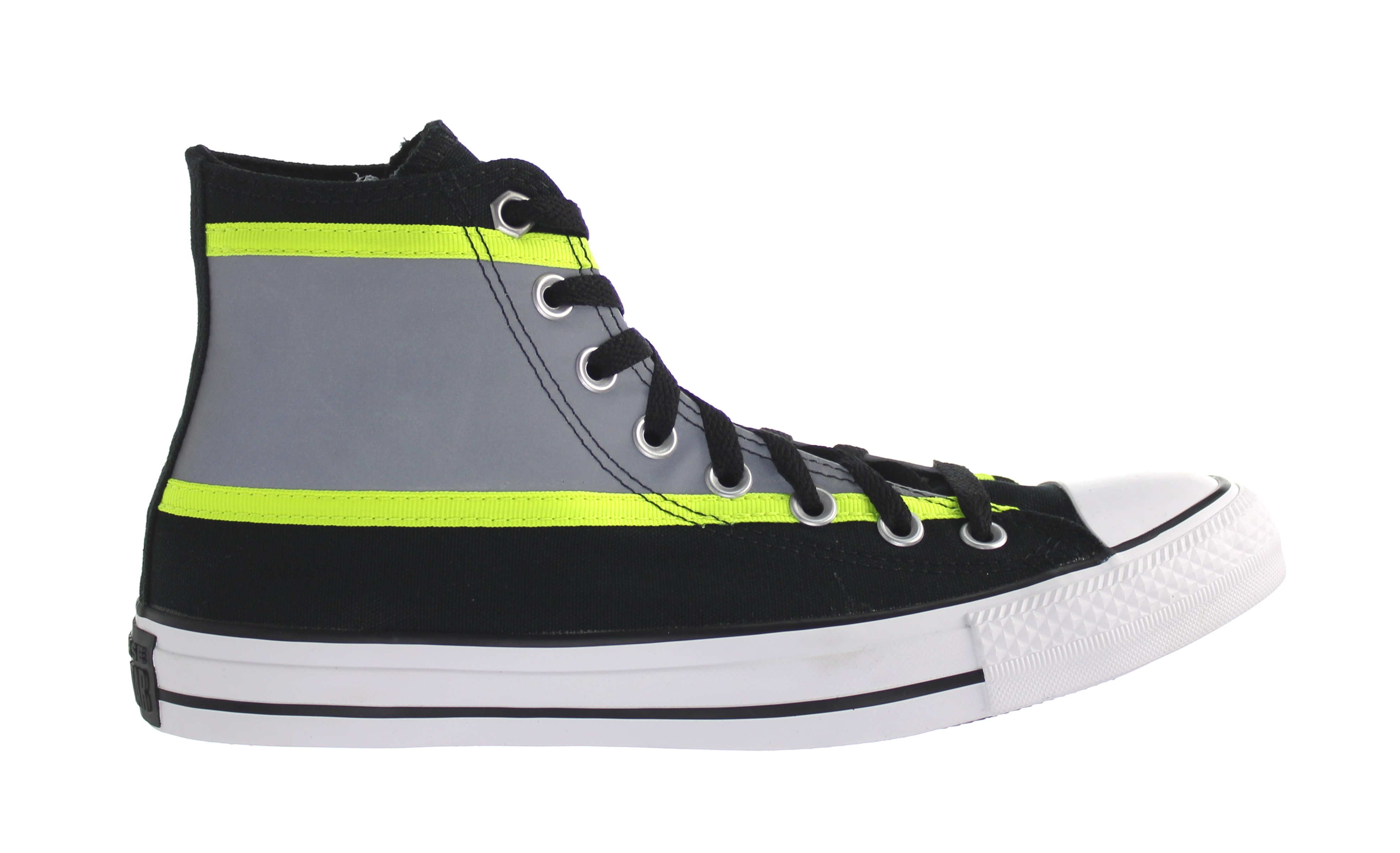 Converse Hi-vis Mens Black Plimsolls Canvas - Size UK 9.5 | Converse Sale | Discount Designer Brands