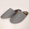 Secret Label Mens Grey Mule Slippers - Size UK 11 | Secret Label Sale | Discount Designer Brands