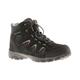 Karrimor Boys Walking Boots Shoes Bodmin mid Kids 2 wt Lace Up Black Suede - Size UK 4 | Karrimor Sale | Discount Designer Brands
