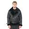 Infinity Leather Mens Sheepskin Biker Jacket-Edmonton - Black - Size 2XL | Infinity Leather Sale | Discount Designer Brands