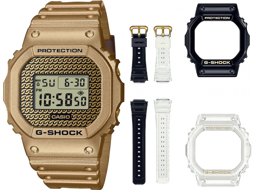Casio G-shock Mens Gold Watch DWE-5600HG-1ER - One Size | Casio Sale | Discount Designer Brands