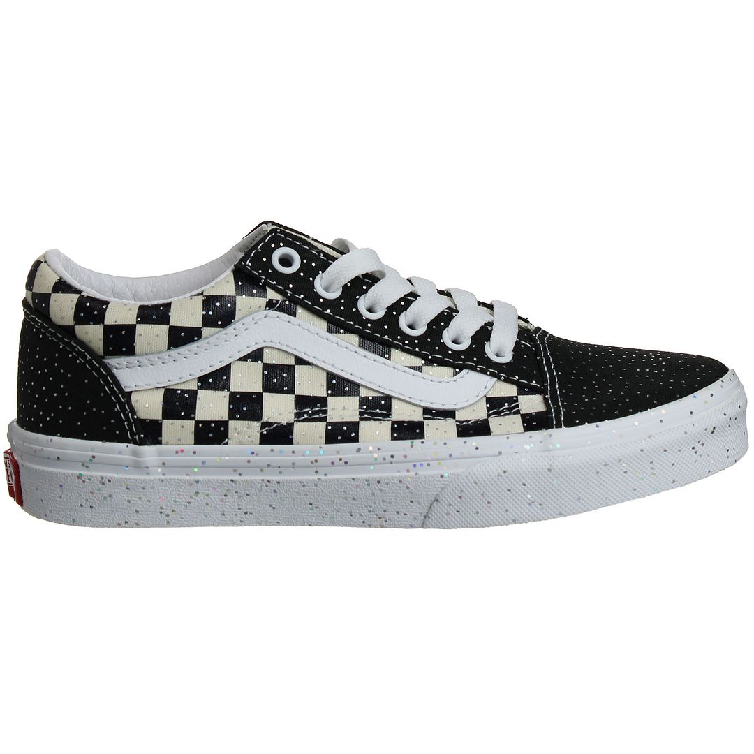 Vans Childrens Unisex Old Skool Kids Black/white Plimsolls Textile - Size UK 11 Kids | Vans Sale | Discount Designer Brands