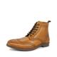 Red Tape Glaven Leather Tan Mens Lace Up Brogue Boots - Size UK 8 | Red Tape Sale | Discount Designer Brands