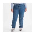 Levi's Womens Levis Plus 501 Original Fit Jeans in Denim - Blue Cotton - Size 24 Regular | Levi's Sale | Discount Designer Brands