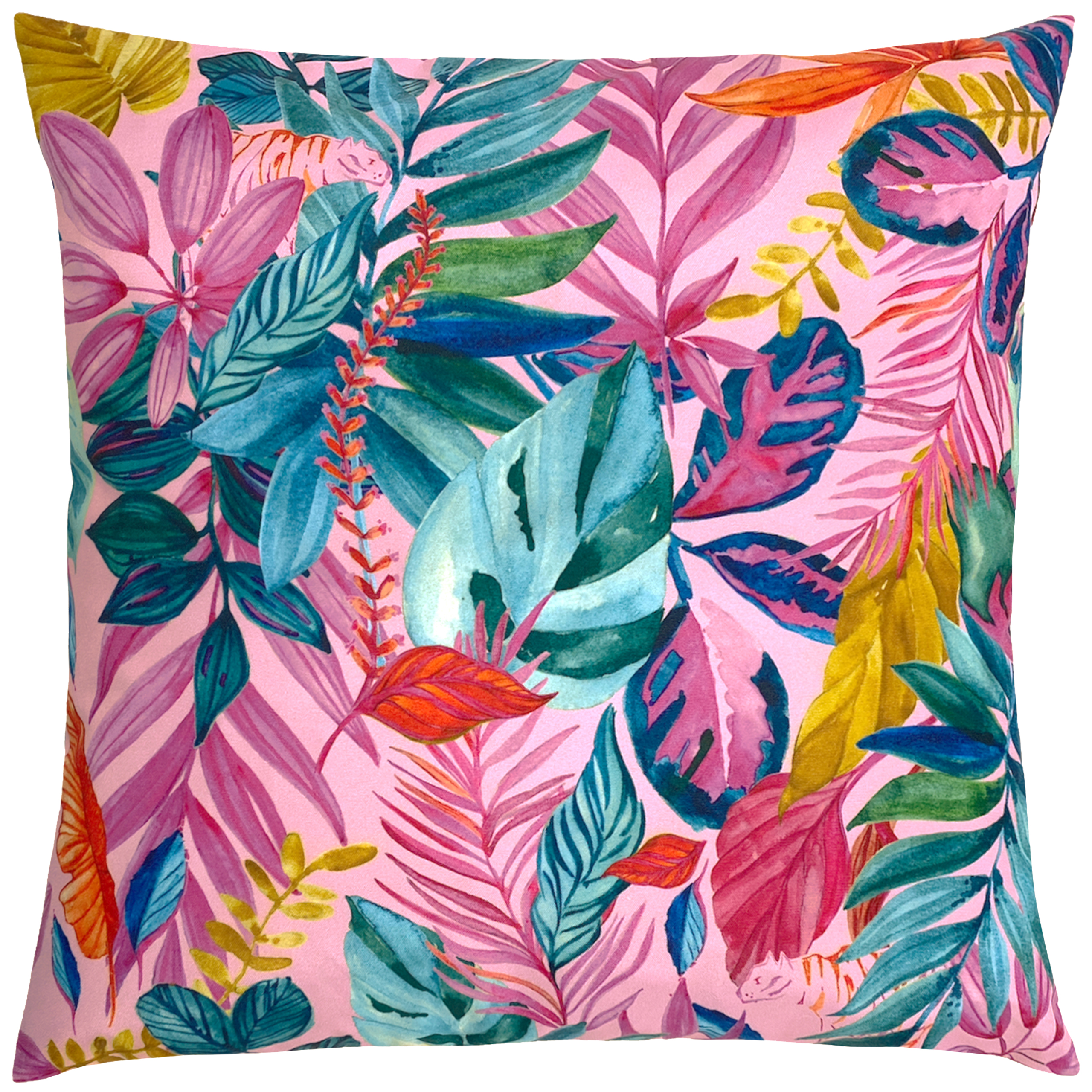 furn. Psychedelic Jungle Outdoor Cushion Cover - Coral - One Size | furn. Sale | Discount Designer Brands