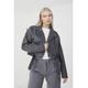 Brave Soul Womens Black 'Vic' Faux Leather Cropped Biker Jacket - Size 16 UK | Brave Soul Sale | Discount Designer Brands