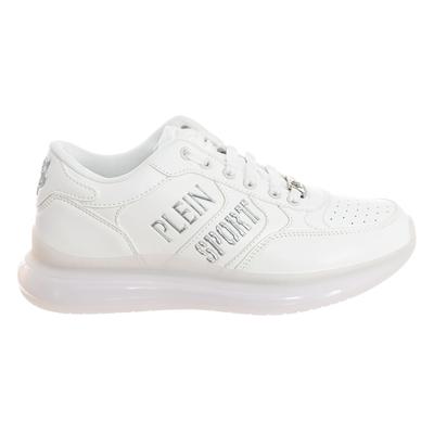 Plein Sport Mens Sports Shoes SIPS1513 - White Leather - Size EU 40 | Plein Sport Sale | Discount Designer Brands