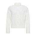 Superdry Womens Cable Knit Polo Neck Jumper - Cream - Size 16 Regular | Superdry Sale | Discount Designer Brands