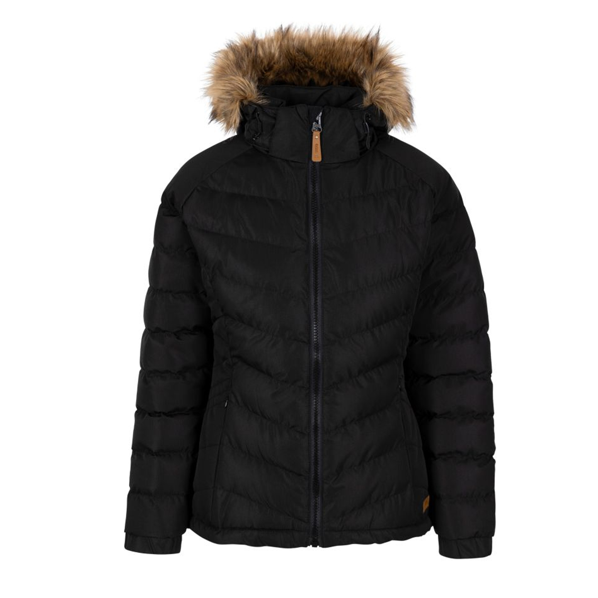 Trespass Womens/ladies Nadina Waterproof Padded Jacket (black/black) - Size Large | Trespass Sale | Discount Designer Brands