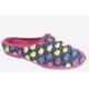 Sleepers Amy Memory Foam Mule Slipper Womens - Grey - Size UK 3 | Sleepers Sale | Discount Designer Brands