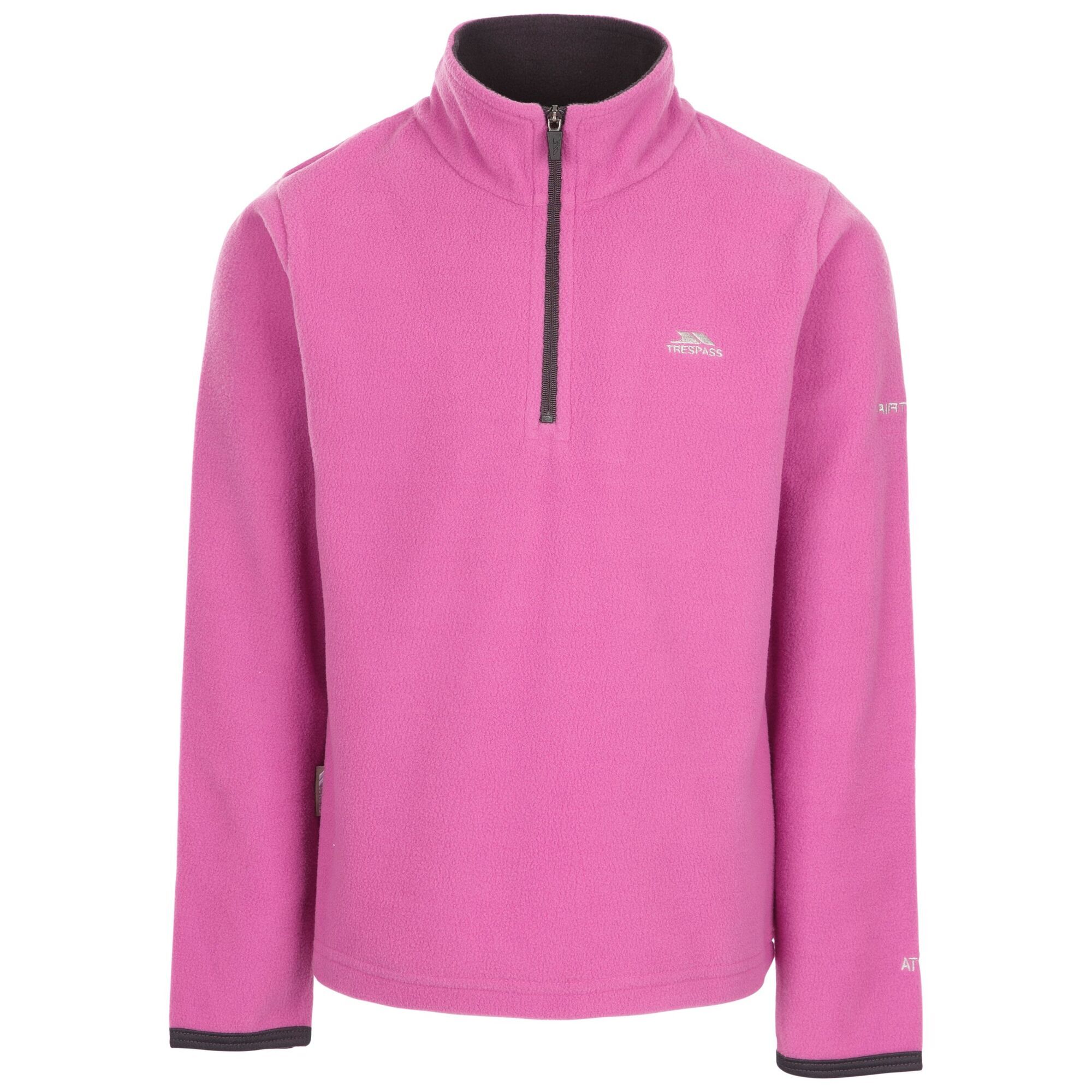 Trespass Childrens/girls Sybil Micro Fleece (deep Pink) - Size 7-8Y | Trespass Sale | Discount Designer Brands