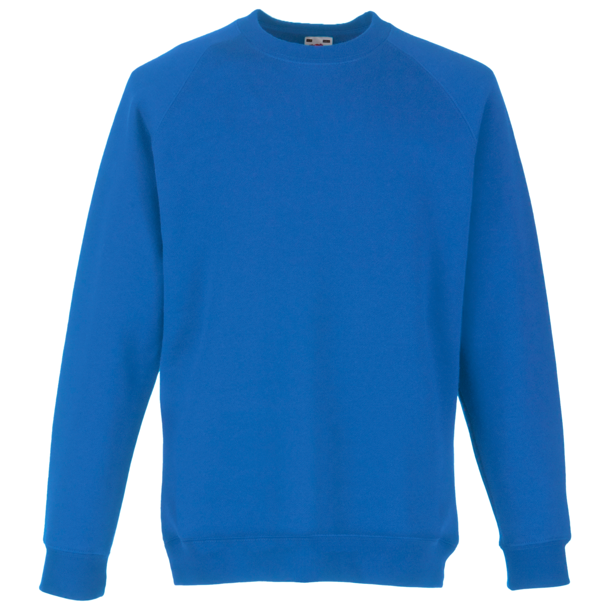 Fruit of the Loom Childrens Unisex Raglan Sleeve Sweatshirt (royal) - Blue - Size 7-8Y | Fruit of the Loom Sale | Discount Designer Brands