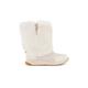 Australia Luxe Co Womens Zhinu Satin Pale Boots - White Fur - Size UK 4 | Australia Luxe Co Sale | Discount Designer Brands