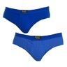 Kisses&Love Mens Pack-2 Basic Open Slips KL2010 man - Blue - Size 2XL | Kisses&Love Sale | Discount Designer Brands