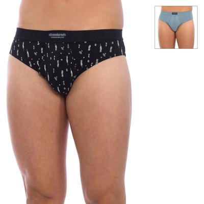 Abanderado Mens Pack-2 Slips Sensitive Breathable Fabric A5379 man - Multicolour - Size Medium | Abanderado Sale | Discount Designer Brands