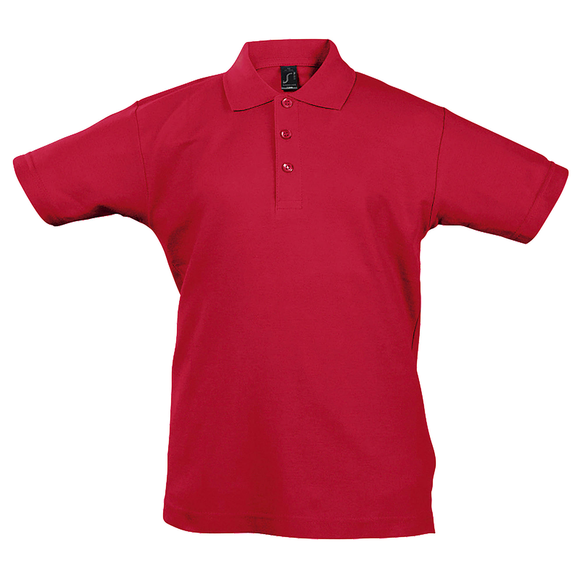 SOLS Childrens Unisex Kids Summer II Pique Polo Shirt (red) Cotton - Size 4Y | SOLS Sale | Discount Designer Brands