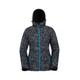 Mountain Warehouse Womens/Ladies Exodus Animal Print Water Resistant Soft Shell Jacket (Black) - Size 8 UK