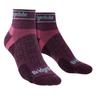 Bridgedale - Womens Sport Ultralight Merino Low Socks - Damson - Purple Merino Wool - Size 7-8.5 (UK Shoe)