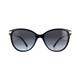 Burberry Womens Sunglasses BE4216 30018G Black With Gold Detailing Grey Gradient - One Size