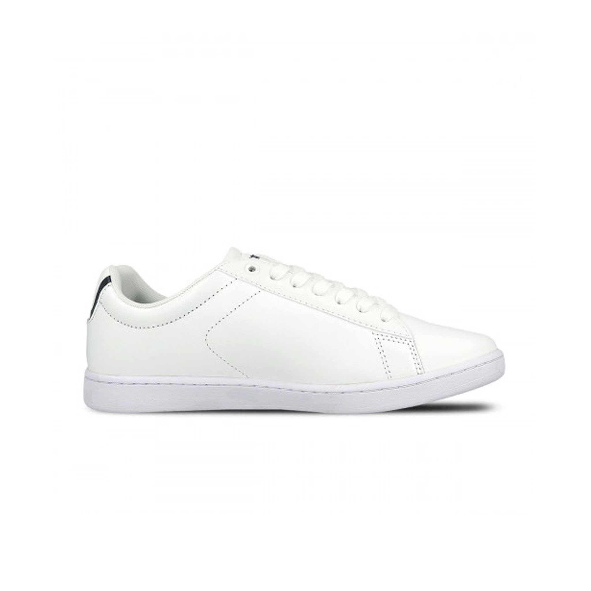Lacoste Carnaby Evo BL 1 SPW Womens White Trainers Leather - Size UK 3.5 | Lacoste Sale | Discount Designer Brands