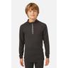 Surfanic Boys Bodyfit Zip Neck Baselayer Black - Size 10-11Y | Surfanic Sale | Discount Designer Brands