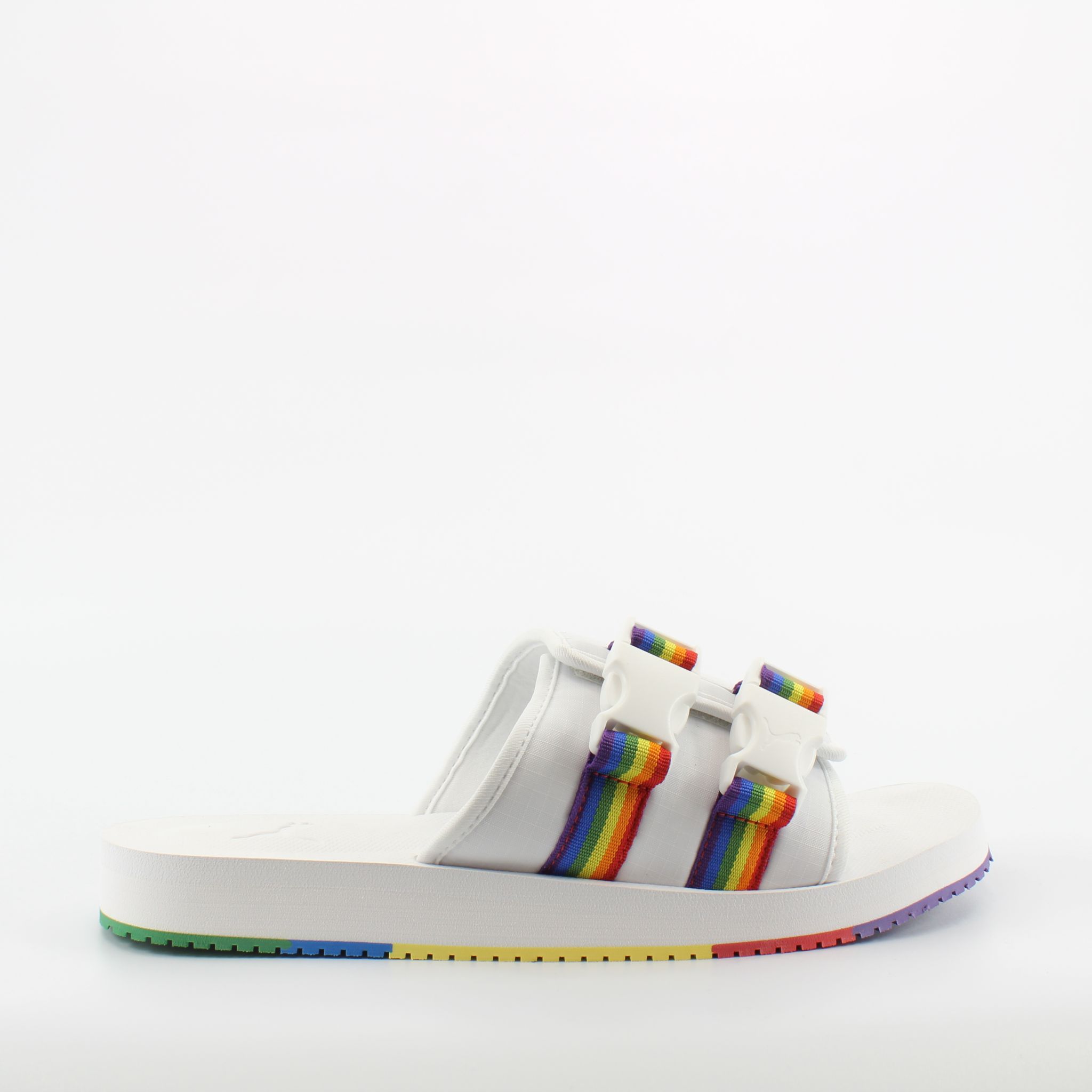 Puma Wilo Lux White Mens Sliders - Size UK 9 | Puma Sale | Discount Designer Brands