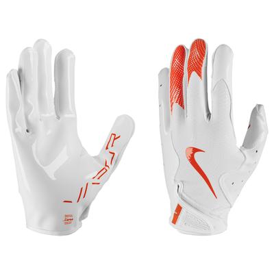 Nike Vapor Jet 8.0 Adult Football Gloves White/Ora...