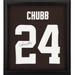 Nick Chubb Cleveland Browns Autographed Nike Brown Limited Jersey Shadowbox