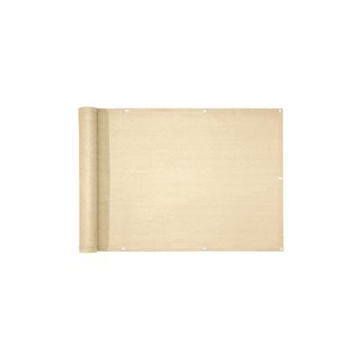 KARAT Balkonsichtschutz Creme-Beige / 90 x 500 cm