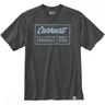 Crafted Graphic T-Shirt Carhartt 105177 Taille: l - Coloris: Carbon Heather (Gris) - Carbon Heather