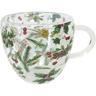 Tasse à thé en verre double paroi 200 ml - verdures d'hiver