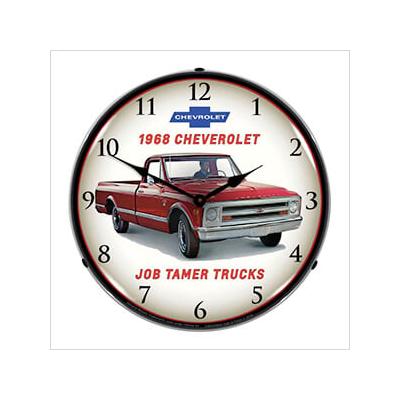 Collectable Sign and Clock 1968 Chevrolet Truck Backlit Wall Clock