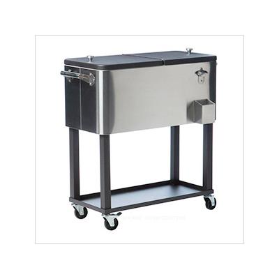 Trinity Beverage Cooler with Shelf