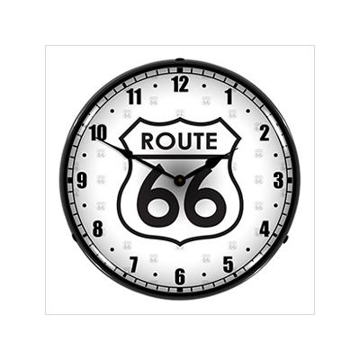 Collectable Sign and Clock Route 66 Backlit Wall Clock