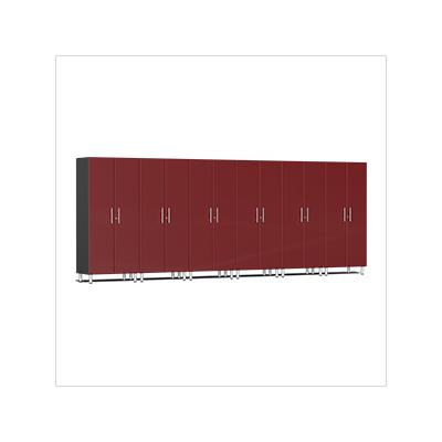 Ulti-MATE Garage Cabinets 6-Piece Tall Garage Cabinet Kit in Ruby Red Metallic