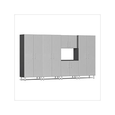 Ulti-MATE Garage Cabinets 5-Piece Garage Cabinet Kit in Stardust Silver Metallic