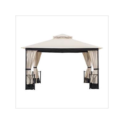 Sunjoy Group Replacement Privacy Curtains for 11 x 13 Belcourt Gazebo