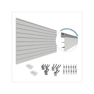 Proslat PROCORE PVC Slatwall Organizer Bundle (Grey)